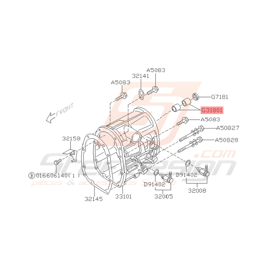 Roulement de Boite Origine Subaru Impreza GT 99 - 00 WRX 01-07 Roulement de Boite Origine Subaru Impreza GT 99 - 00 WRX 01-07