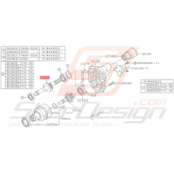 Pignon de renvoie boite de transfert Origine Subaru GT 04/00 - 11/00