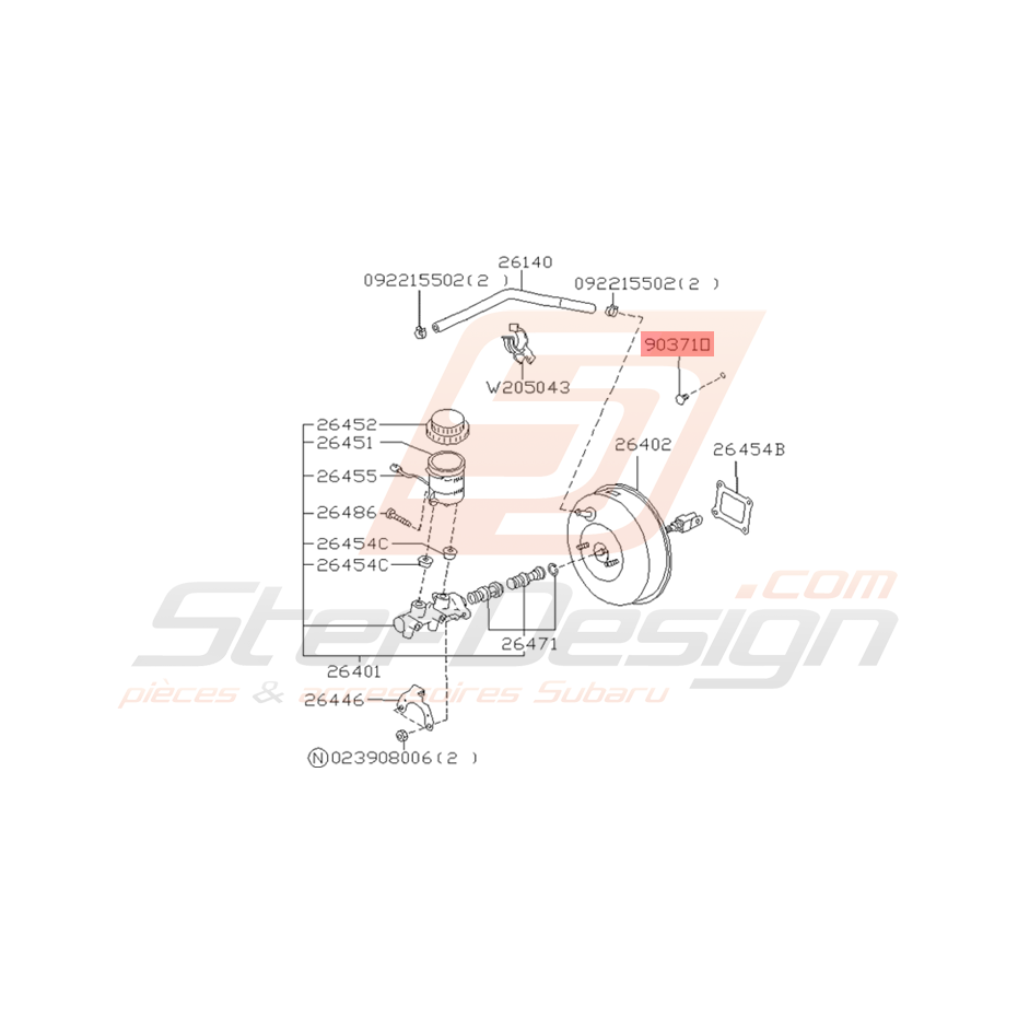 Bouchon Origine Subaru Impreza GT 1993 - 2000 Bouchon Origine Subaru Impreza GT 1993 - 2000