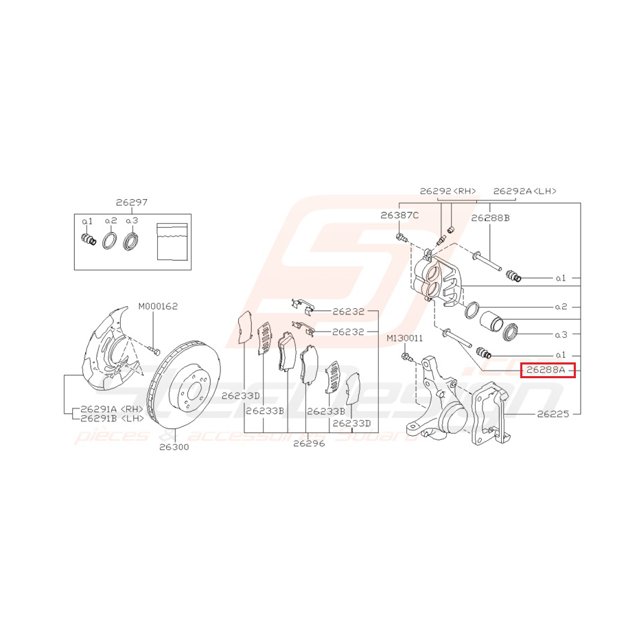 Goupille frein avant GT 1994