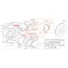 Retenue frein arrière SUBARU GT 97-00 WRX/STI 01-14 Retenue frein arrière SUBARU GT 97-00 WRX/STI 01-14