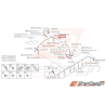 Conduite de frein Origine Subaru pour Impreza GT 1993-2000