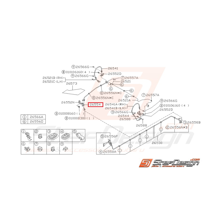 Connecteur Origine Subaru pour Impreza GT 1993-2000 Connecteur Origine Subaru pour Impreza GT 1993-2000