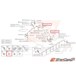 Attache conduite de frein GT 1998