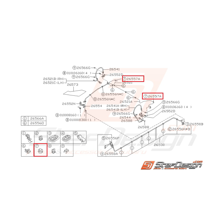 Attache conduite de frein GT 1998 Attache conduite de frein GT 1998