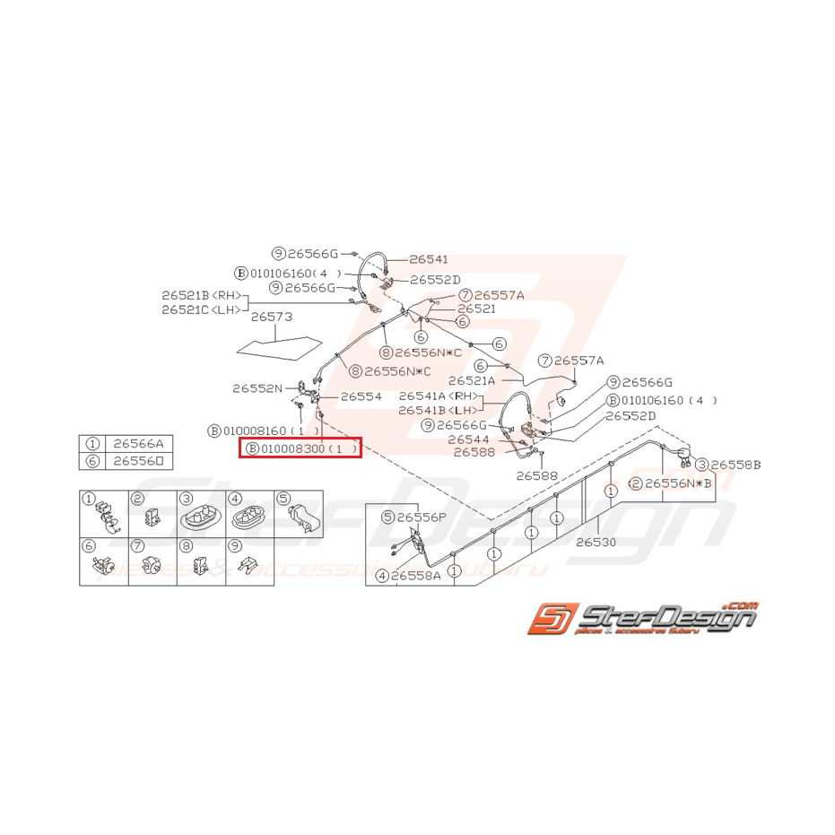 Vis échangeur impreza GT 1999-2000 Vis échangeur impreza GT 1999-2000