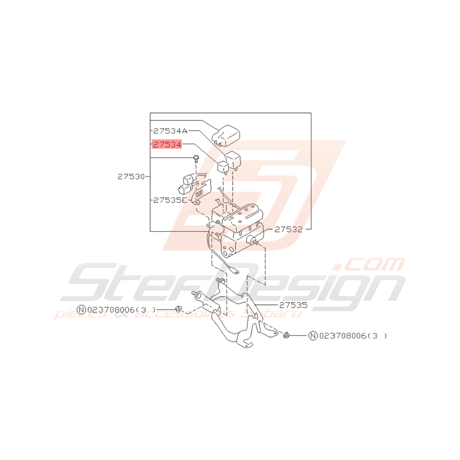 Relais Valve ABS Origine Subaru Impreza GT 1993 - 1996 Relais Valve ABS Origine Subaru Impreza GT 1993 - 1996