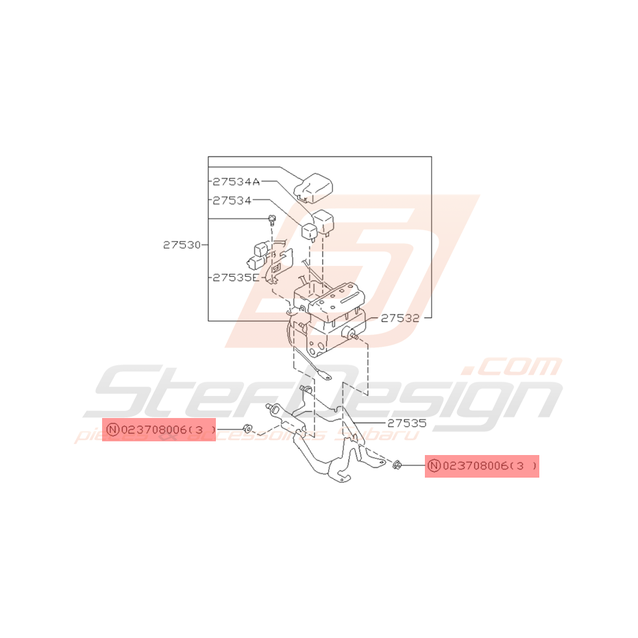Ecrou Origine Subaru GT Ecrou Origine Subaru GT