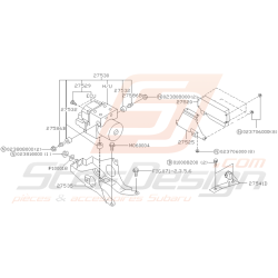 Schéma Système Hydraulique ABS Origine Subaru GT 1998 - 2000