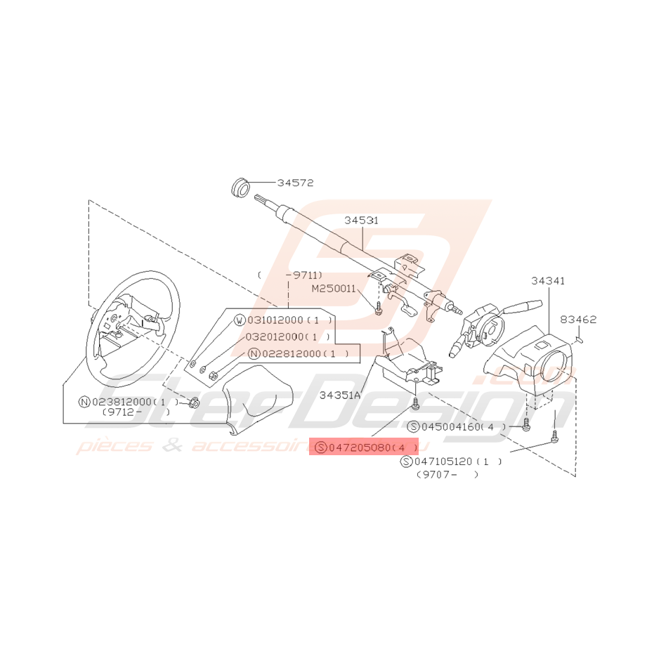 Vis Origine Subaru GT