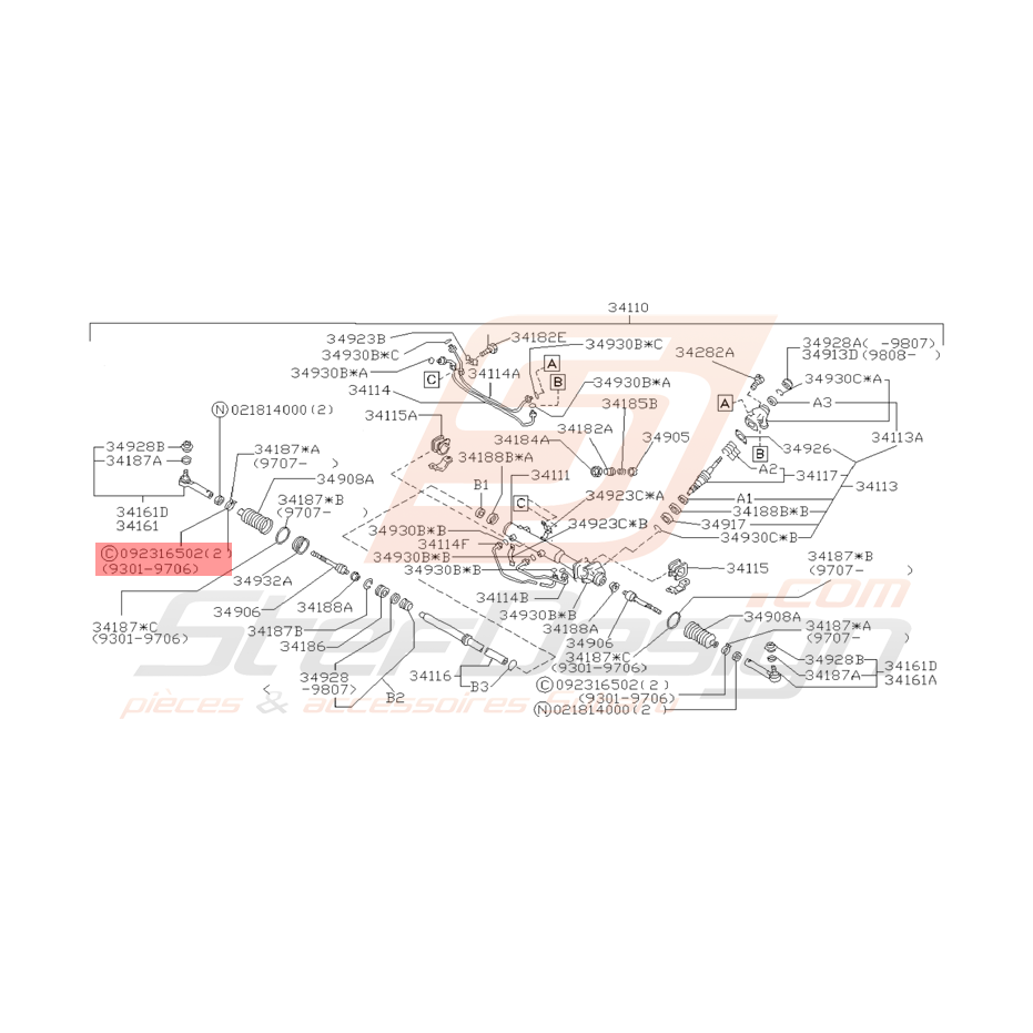 Attache Origine Subaru GT Attache Origine Subaru GT