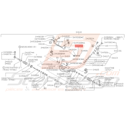Ressort d'Ajustement Crémaillère Origine Subaru GT 1997 - 2000