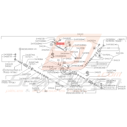 Tuyauterie de Retour Origine Subaru Impreza GT 1997