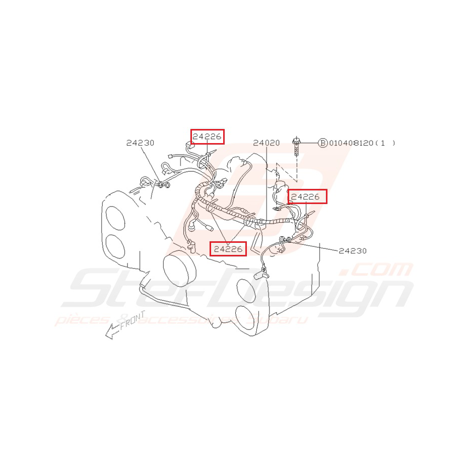 Collier Durite de Réservoir d'Eau Origine Subaru GT 1993 - 1996 Collier Durite de Réservoir d'Eau Origine Subaru GT 1993 - 1996