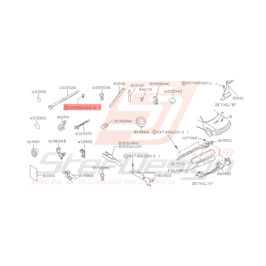 Vis Taraudeuse Origine Subaru GT Vis Taraudeuse Origine Subaru GT