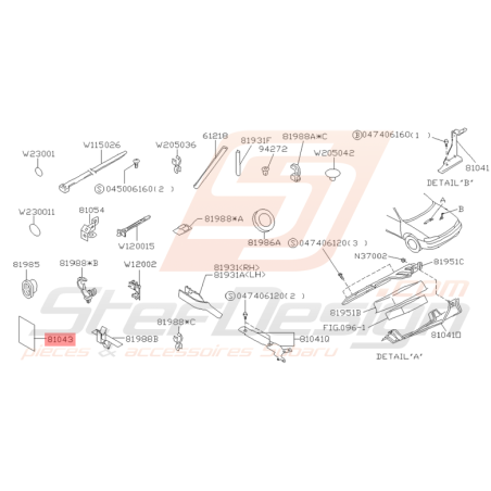 Bande de Cordon de Carburant Origine Subaru GT 2000