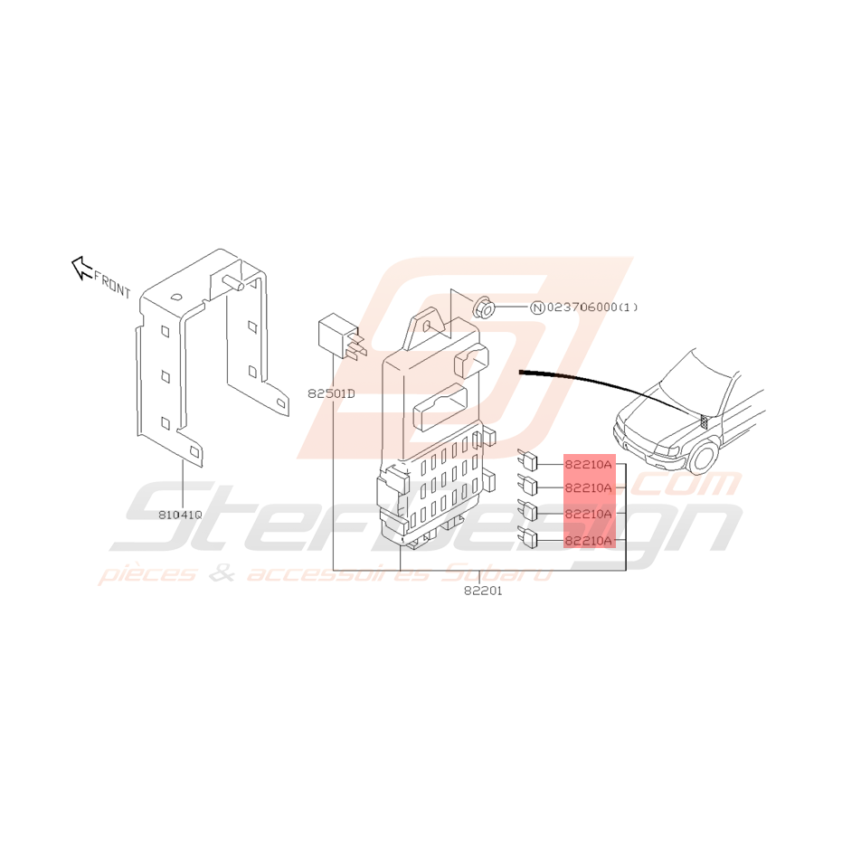 Fusible Origine Subaru Impreza GT 1998 - 2000 Fusible Origine Subaru Impreza GT 1998 - 2000