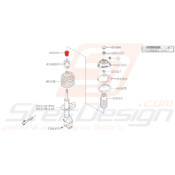 Guide d'amortisseur avant pour subaru Forester SJ 2014