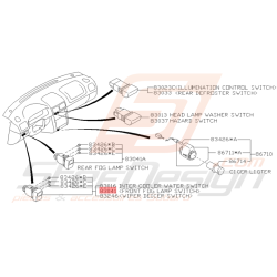 Interrupteur Anti-brouillard Avant Origine Subaru Impreza GT 98 - 00