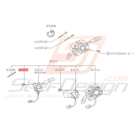 Vis Origine Subaru Impreza GT