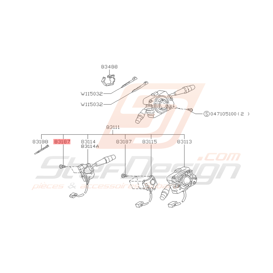 Vis Origine Subaru Impreza GT