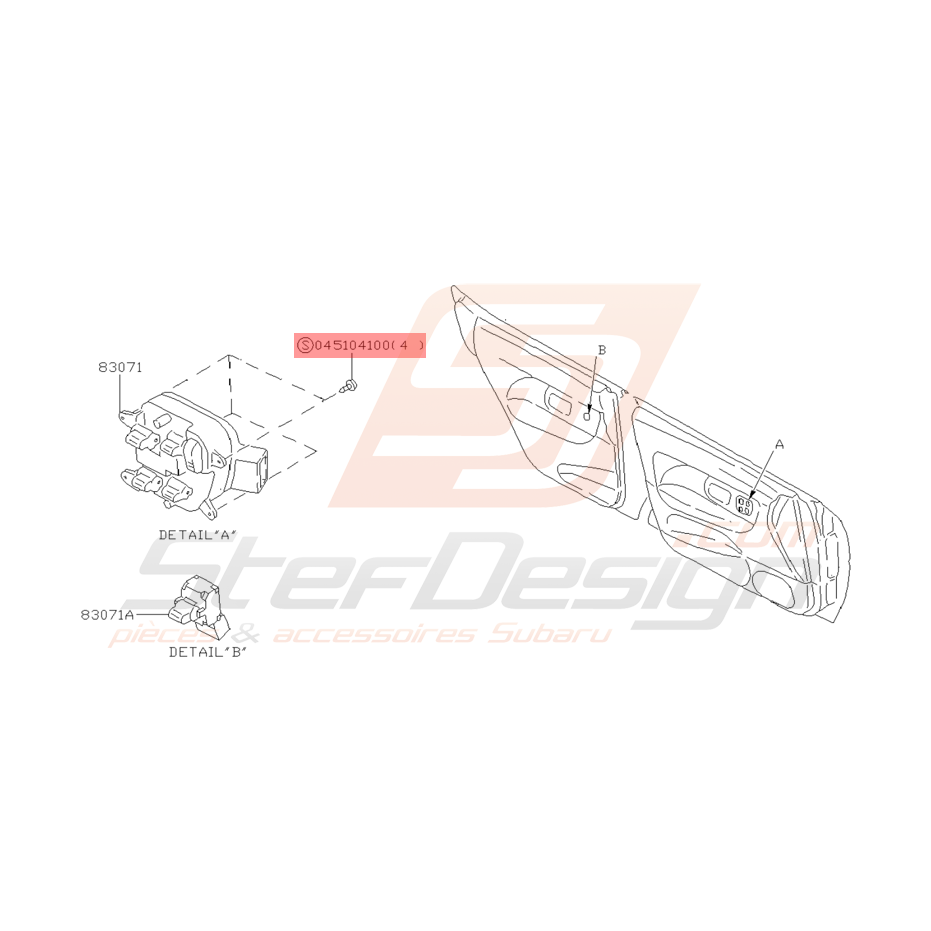 Vis Origine Subaru GT