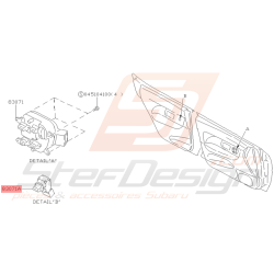 Interrupteur de Vitre Passager Origine Subaru GT 1993 - 1996