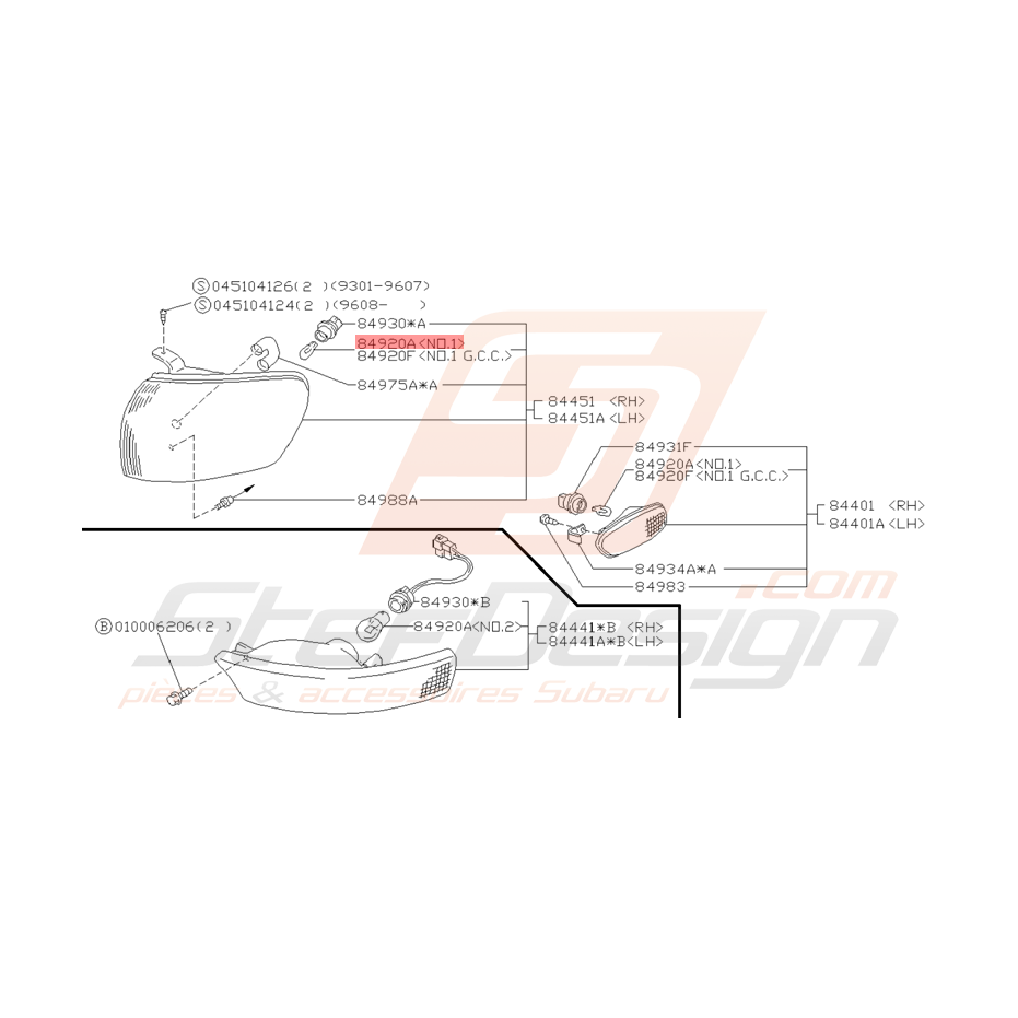 Ampoule 12V 5W Origine Subaru GT 1993 - 2000