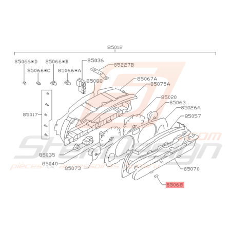 Ampoule de Compteur Origine Subaru Impreza GT 1993 - 1997