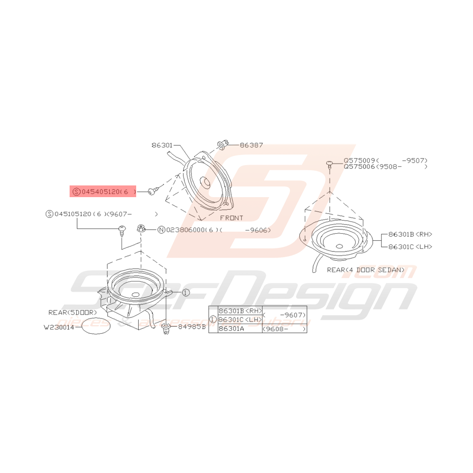 Vis Origine Subaru GT