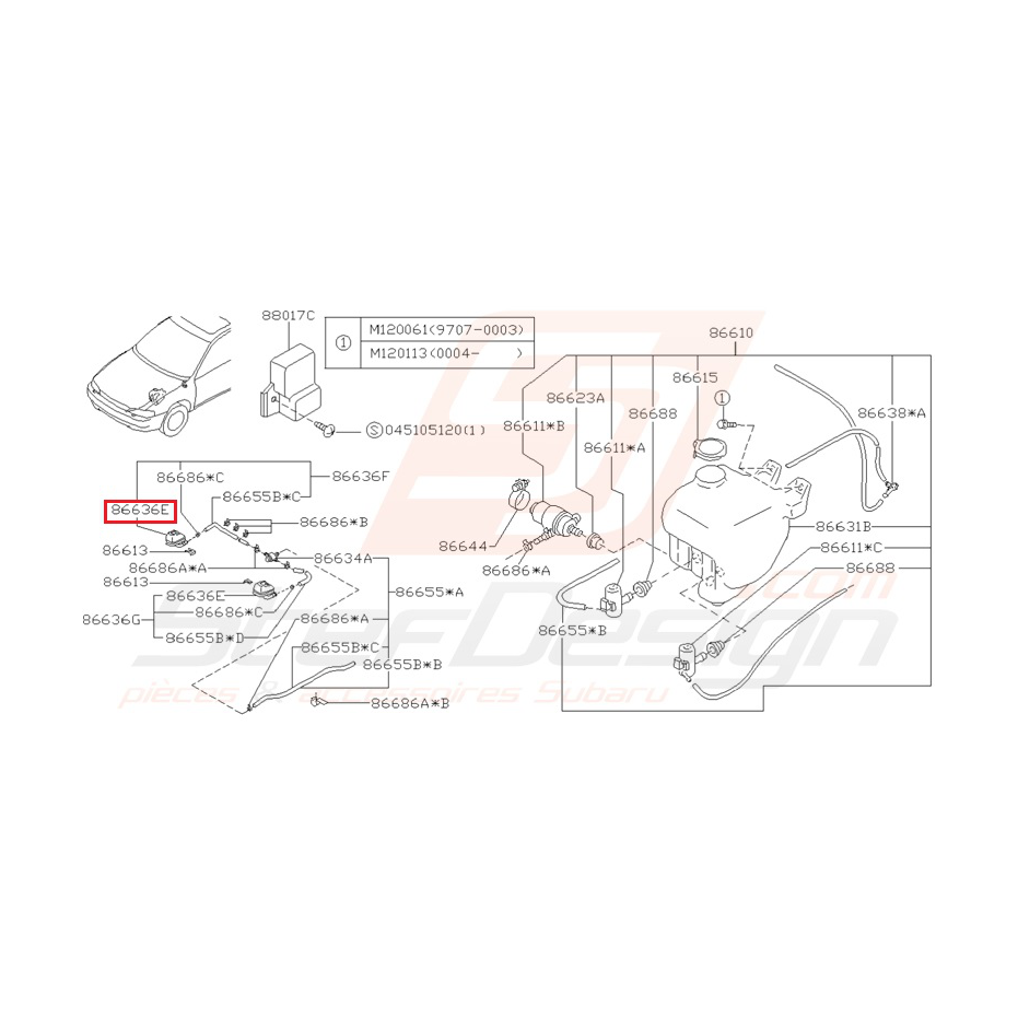 Gicleur de phare GT 93-00