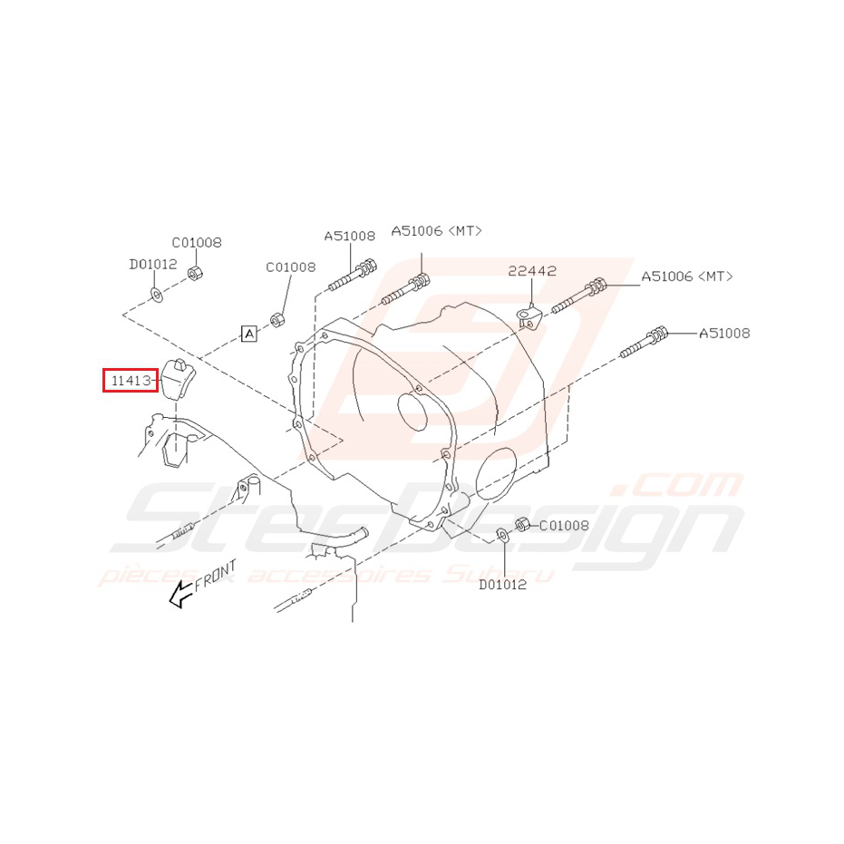 Bouchon contrôle volant moteur