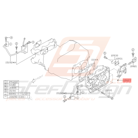 Bouchon Origine Subaru STI 2001 - 2005