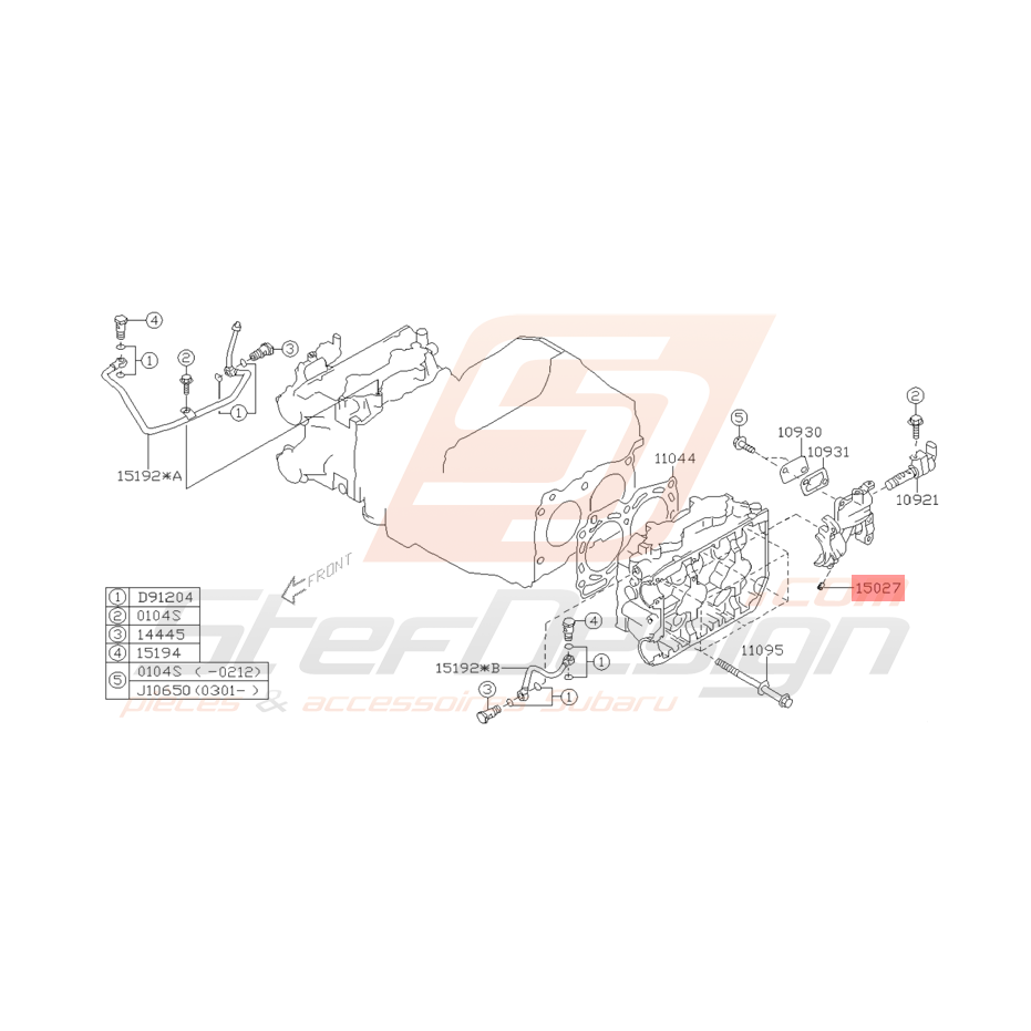 Bouchon Origine Subaru STI 2001 - 2005 Bouchon Origine Subaru STI 2001 - 2005