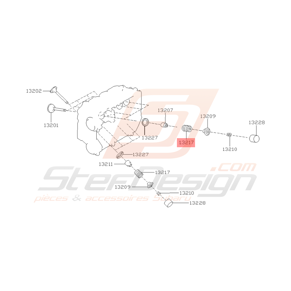 Ressort de Soupape Origine Subaru WRX 2003 - 2005 Ressort de Soupape Origine Subaru WRX 2003 - 2005