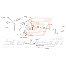 Schéma Système de Soupape Origine STI 2001 - 2002