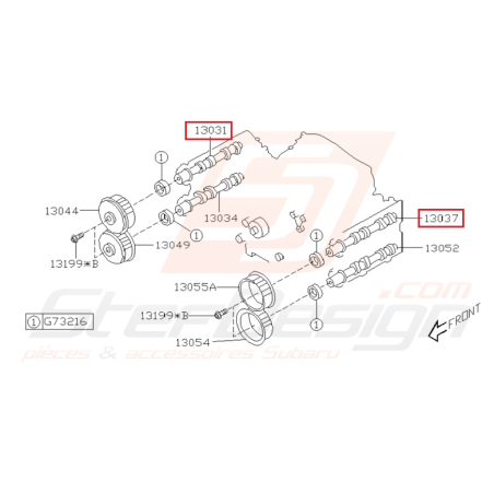 Arbre à came Origine Subaru WRX 2003