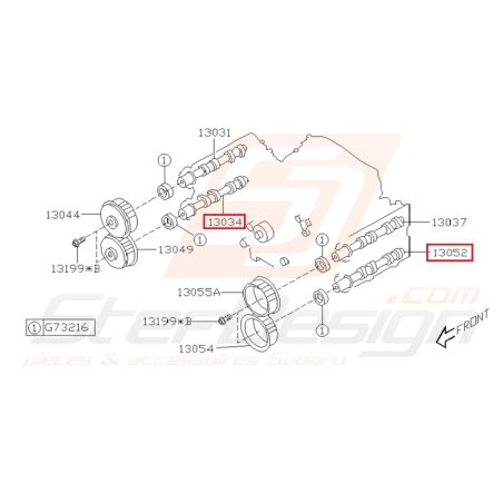 Arbre à came Origine Subaru WRX 2003