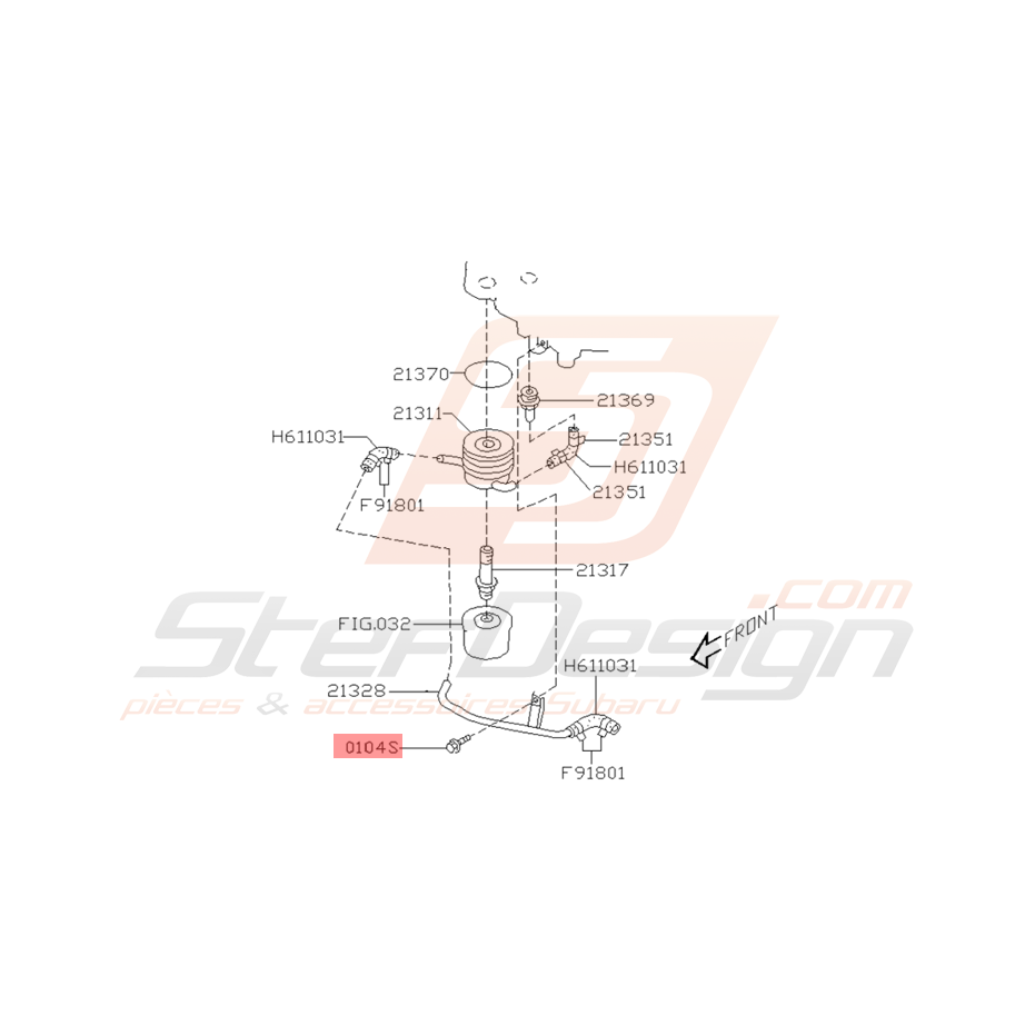 Vis origine Subaru WRX STI