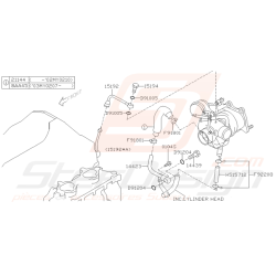 Schéma turbo compresseur Origine Subaru STI 2003-2005