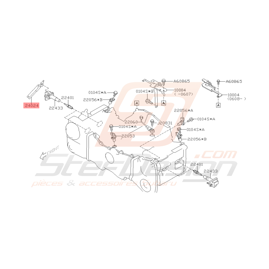 Support de Faisceau Moteur Origine Subaru WRX STI 2001 - 2005