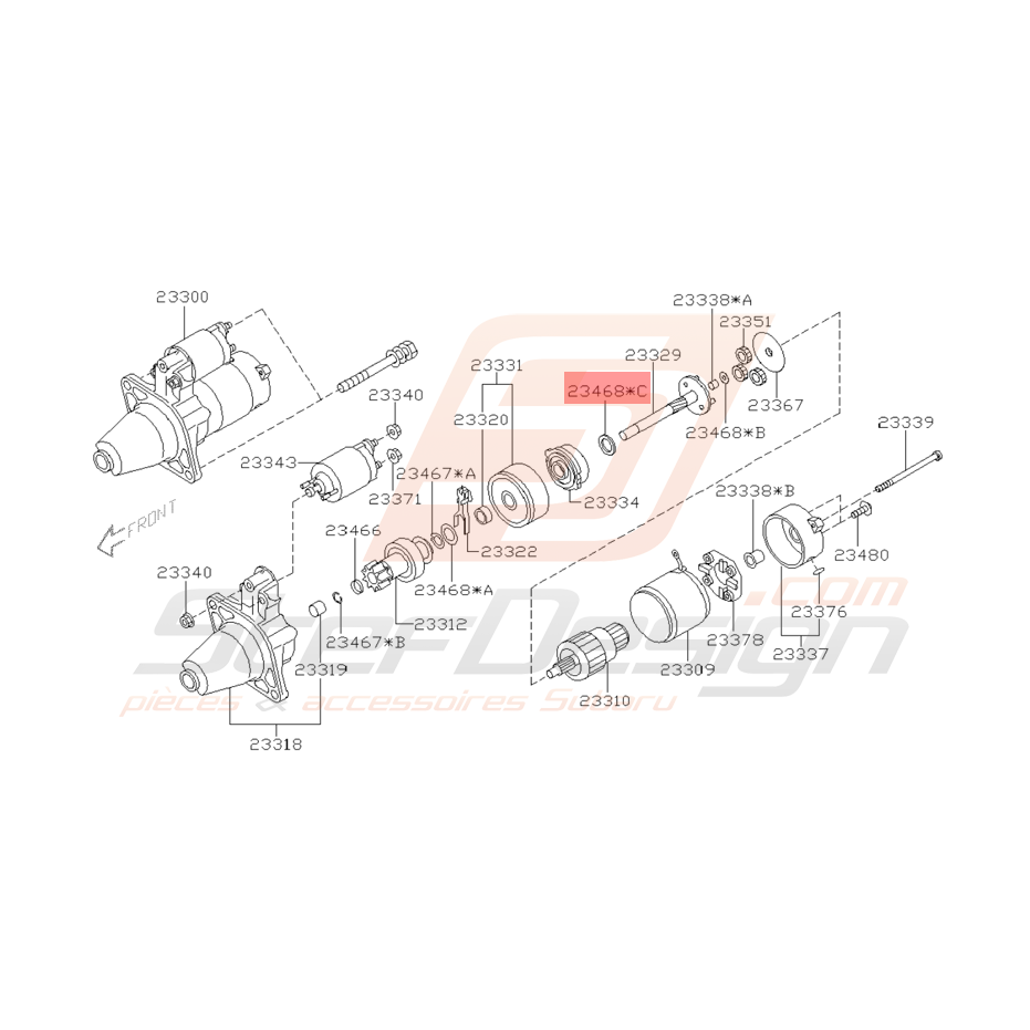 Rondelle Origine Subaru WRX STI