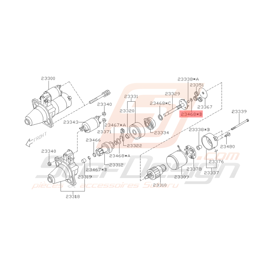 Rondelle Origine Subaru WRX STI