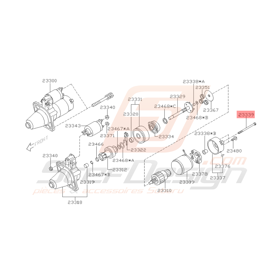 Vis Origine Subaru WRX STI