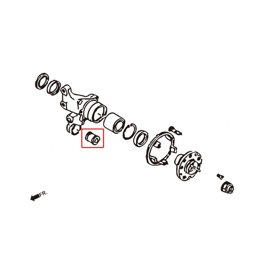 Kit silent bloc moyeu arrière hardrace subaru GT 93-00 WRX/STI 01- 07 Kit silent bloc moyeu arrière hardrace subaru GT 93-00 WRX/STI 01- 07