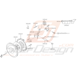Schéma Embrayage Origine Subaru WRX 2001 - 2005