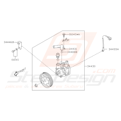 Schéma de pompe à huile de DA WRX STI 2003-2005