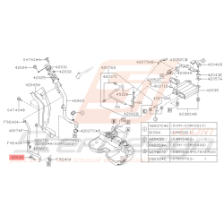 Protection de Durite Origine Subaru WRX et STI 2001 - 2005