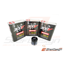 Pack vidange MOTUL 10w40 Compétition 6L