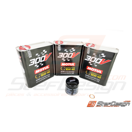 Pack vidange MOTUL 10w40 Compétition 6L